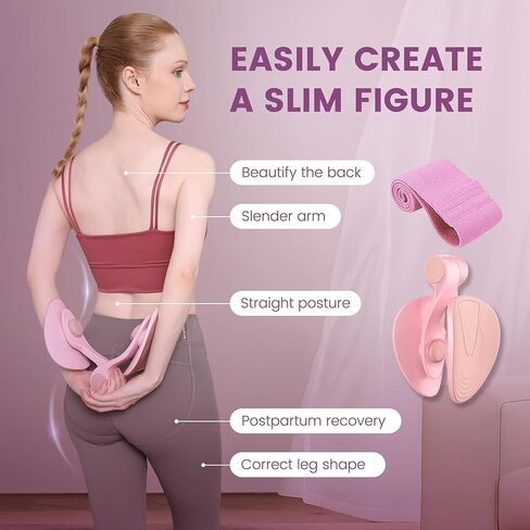 فخذ مدرب الفخذ الفخذ ومقاومة عصابات ， الحبر الفخذ ， معدات تمرين الفخذ الداخلية ， Kegel تمرين منتجات للنساء تشديد معدات تمرين الفخذ ترقية 26 جنيه in Kuwait