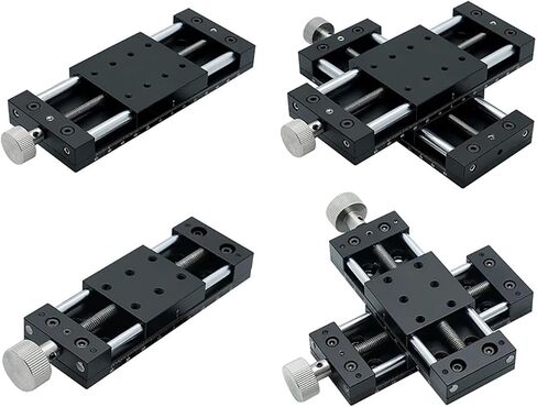 XY AXIS MANUAL MOTION MOTION TABLE TREAL TABLE TRAVER STARGE 40MM 60 مم المسمار الثلاثي الفولاذ المقاوم للصدأ in Saudi Arabia