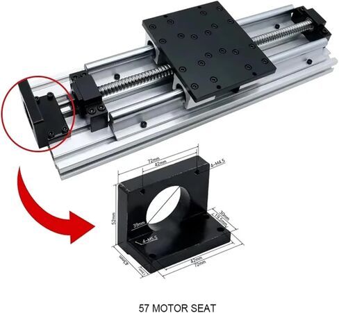 SBR16 مرحلة الانزلاق 100-1200mm السكتة الدماغية SFU1605 SFU1610 برغي الكرة XYZ AXIS CNC TABLE 1PCS (SFU1605 لـ NEMA23،200MM) in Saudi Arabia