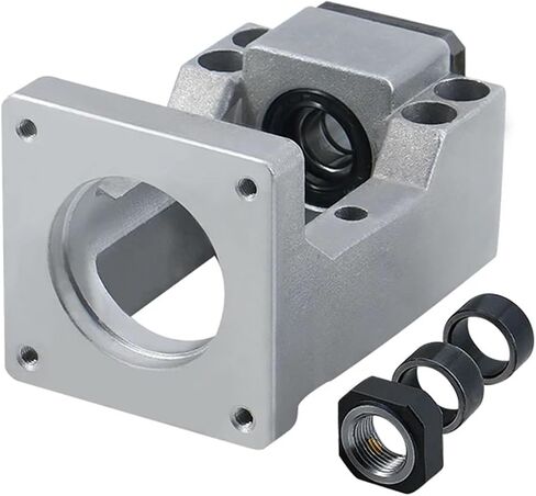 1PC HM15-80 HM15-86 Aluminum SFU2004/2005/2010 Screw Support Bearing Fixed Bracket(Aluminum HM15-80-C7) in Saudi Arabia