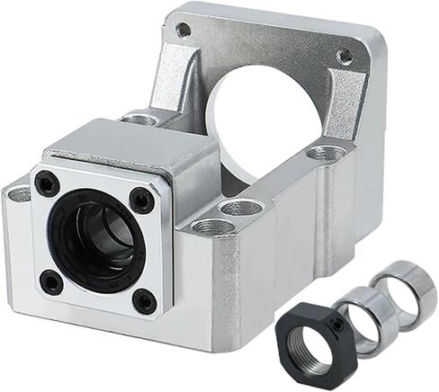 1PC HM15-80 HM15-86 Aluminum SFU2004/2005/2010 Screw Support Bearing Fixed Bracket(Aluminum HM15-80-C7) in Saudi Arabia