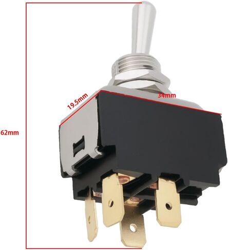 1pc 4-pin 2-position switch switch toggle التبديل الذاتي متوافق مع الصاروخ ECM R58 متوافق مع آلة appartemento espresso 3319714 in Saudi Arabia