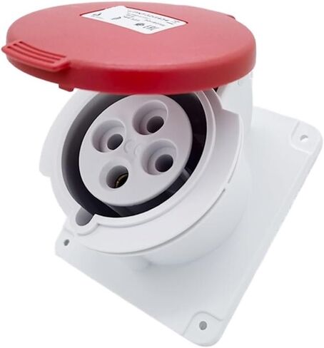 PKF32G434 أربعة نواة 32A مخفي المقبس الصناعي المستقيم 3P+E أربعة مراحل أربعة الأسلاك (Socket PKF32G434) in Kuwait
