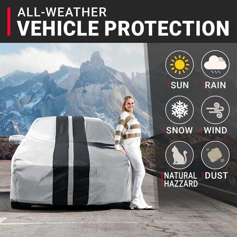 iCarCover Premium Car Cover for 2014-2019 BMW 3-Series Wagon Waterproof All Weather Rain Snow UV Sun Hail Protector for Automobiles, Automotive Accessories Full Exterior Indoor Outdoor Car Cover in Kuwait