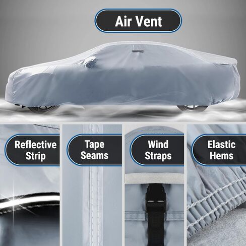 iCarCover Premium Car Cover for 2014-2019 BMW 3-Series Wagon Waterproof All Weather Rain Snow UV Sun Hail Protector for Automobiles, Automotive Accessories Full Exterior Indoor Outdoor Car Cover in Kuwait