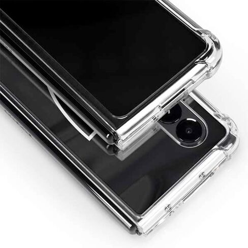 Skinit Clear Phone Case Compatible with Galaxy Z Fold4 5G - Officially Licensed NFL Las Vegas Raiders Design in Saudi Arabia