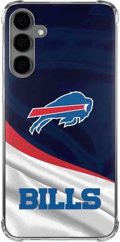Skinit Clear Phone Case متوافق مع Galaxy S24 Plus - تصميم فواتير NFL Buffalo المرخص رسميًا in Saudi Arabia