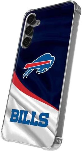 Skinit Clear Phone Case متوافق مع Galaxy S24 Plus - تصميم فواتير NFL Buffalo المرخص رسميًا in Saudi Arabia