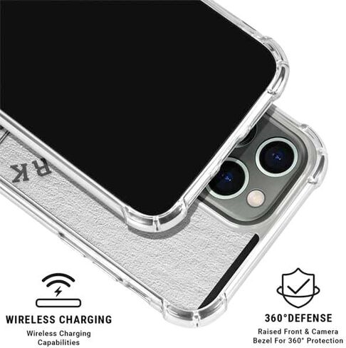حالة هاتف Clear Skinit متوافقة مع iPhone 16 Pro - NHL NHL New York Rangers Design Black Text Design in Saudi Arabia