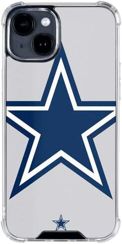 Skinit Clear Phone Case متوافق مع iPhone 14 - NFL Dallas Cowboys مرخص رسميًا in Saudi Arabia