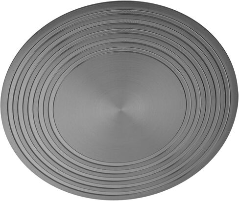 Dioche Nonslip Gas Stove Heat Diffuser Plate Aluminum Alloy with Tray Lifter 24cm Round Cooking Slower Heat Transfer (28cm) in Saudi Arabia