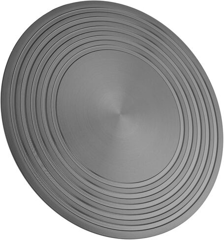 Dioche Nonslip Gas Stove Heat Diffuser Plate Aluminum Alloy with Tray Lifter 24cm Round Cooking Slower Heat Transfer (28cm) in Saudi Arabia