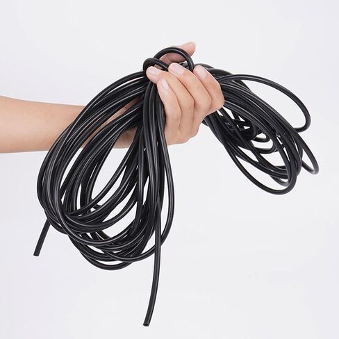 أنبوب السيليكون الأسود ، 5 أمتار مرنة Aquarium Air Pump ناعمة من خرطوم مطاطية ناع in Kuwait