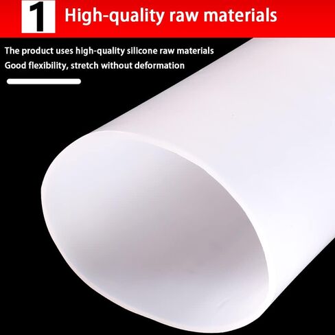 High Temp Food Grade Silicone Hose Tube - 1m Flexible & Durable Kink Resistant for Pump Transfer(135mm*139mm) in Saudi Arabia