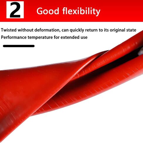 High Temp Food Grade Silicone Hose Tube - 1m Flexible & Durable Kink Resistant for Pump Transfer(135mm*139mm) in Saudi Arabia