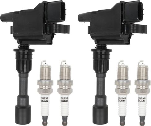 ECCPP UF522 8 ignition coils with 8 iridium Spark Plugs 7092,coils packs,for BMW 545i 645Ci 745i 745Li X5 Morgan Aero 8,UF522 CU1171 IIS063 in Saudi Arabia