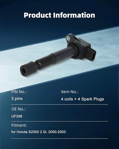 ECCPP UF522 8 ignition coils with 8 iridium Spark Plugs 7092,coils packs,for BMW 545i 645Ci 745i 745Li X5 Morgan Aero 8,UF522 CU1171 IIS063 in Saudi Arabia