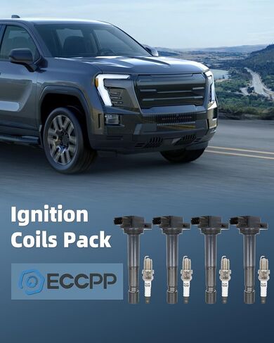 ECCPP UF522 8 ignition coils with 8 iridium Spark Plugs 7092,coils packs,for BMW 545i 645Ci 745i 745Li X5 Morgan Aero 8,UF522 CU1171 IIS063 in Saudi Arabia