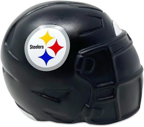 Party Animal NFL Jumbo Squeezymates Helmet Pittsburgh Steelers Squeezy Helmet Figurine, Team Colors, 4" Tall in Saudi Arabia