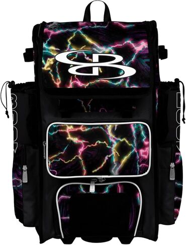 Boombah Superpack Hybrid Rolling Bat Bag - إصدار عجل in Saudi Arabia