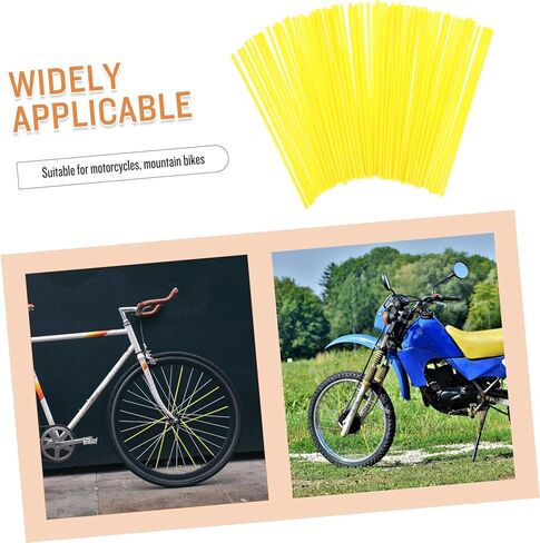 PRETYZOOM 72pcs Bike Covers Hub Protective Rim Covers for Motorbikes Heavy Duty Wraps for Dirt Bikes in Saudi Arabia