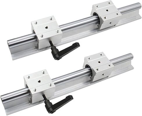 Professional 2 Sbr10 Sbr12 Sbr16 Sbr20 Sbr25 Linear Shaft Rod Rail Guide+4 Slide Bearing Blocks in Saudi Arabia