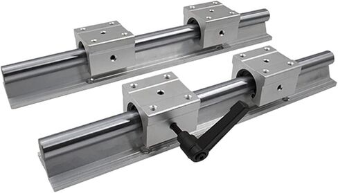 Professional 2 Sbr10 Sbr12 Sbr16 Sbr20 Sbr25 Linear Shaft Rod Rail Guide+4 Slide Bearing Blocks in Saudi Arabia