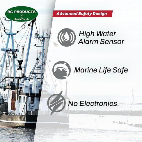 ULTRA Bilge Pumpswitch Sr. Float UPS-01, High Water Sensitivity Sensor, Reliable Automatic Pump Switch Activation for Boats and Yachts, Durable Construction, 12 Volt - Normally Open Alarm Circuit in Saudi Arabia