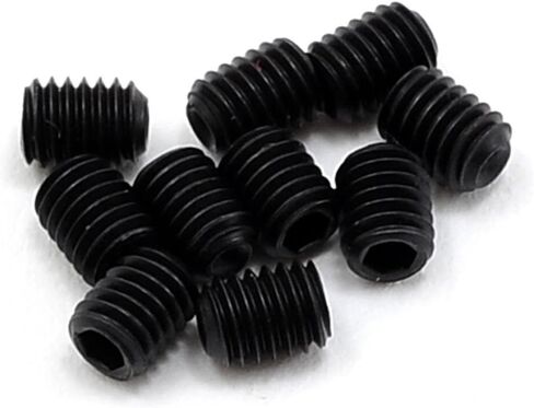Tekno RC LLC M3x4mm Set Screws- Black 10pcs TKR1601 Electric Car/Truck Option Parts in Saudi Arabia