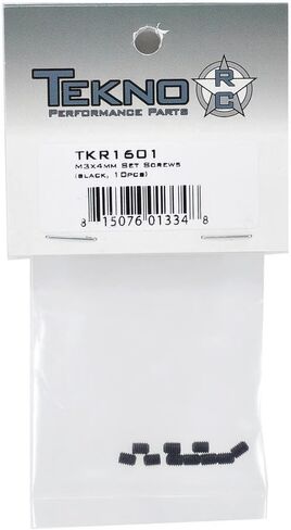Tekno RC LLC M3x4mm Set Screws- Black 10pcs TKR1601 Electric Car/Truck Option Parts in Saudi Arabia