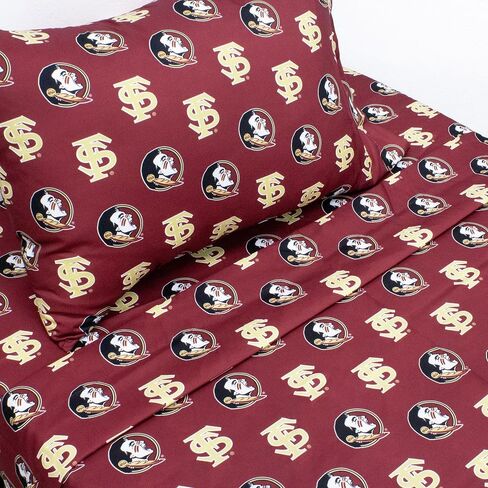College Covers Florida State Seminoles Sheet Set, Full, Multicolor in Saudi Arabia