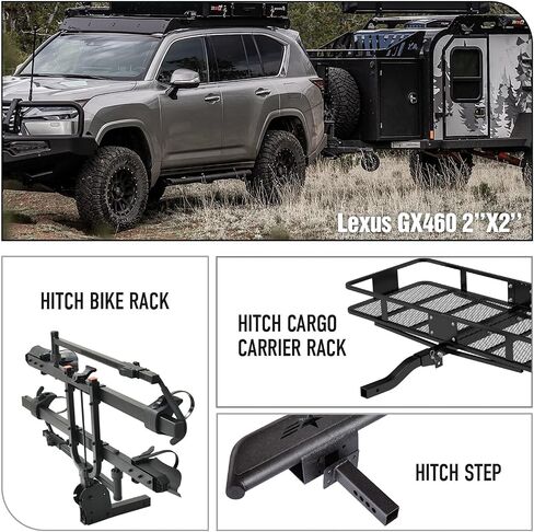 Clamp on Trailer Hitch Receiver 2 "محول جبل الكرة متوافق مع دلو شوكية الجرار ، مرفق Hitch Trailer لـ Deere Bobcat Kubota الجرار ، الأسود in Saudi Arabia