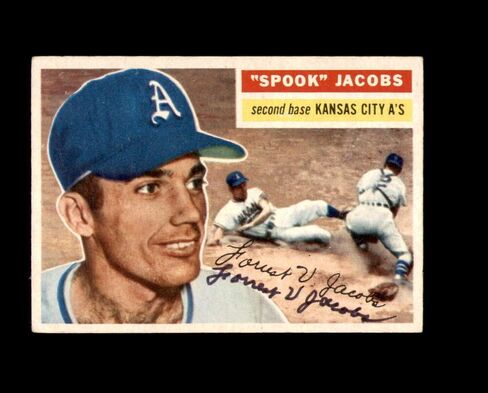 وقع Spook Jacobs 1956 Topps Kansas City Athletics in Saudi Arabia
