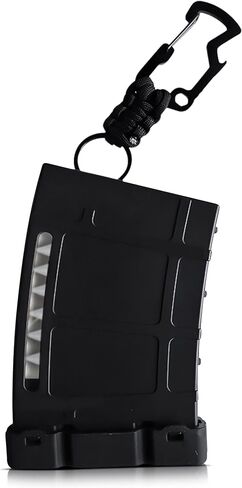 Teemags Golf Tee Holder – Black Clip-On Tee Caddy for Belt or Bag | Holds Up to 18 Tees | Durable & Lightweight Golf Accessory Made in The USA in Saudi Arabia