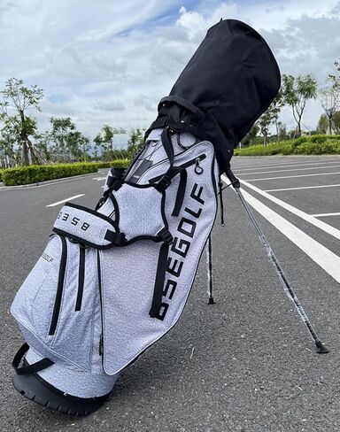 Boyea & Skulleap Golf Bag Cover غطاء المطر/غطاء محرك السيارة مع 4 أزرار نشطة تناسب أكثر من 8.5-9 بوصة من حقيبة الجولف مواد متينة مقاومة للماء سهلة الوصول in Saudi Arabia