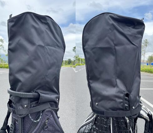 Boyea & Skulleap Golf Bag Cover غطاء المطر/غطاء محرك السيارة مع 4 أزرار نشطة تناسب أكثر من 8.5-9 بوصة من حقيبة الجولف مواد متينة مقاومة للماء سهلة الوصول in Saudi Arabia