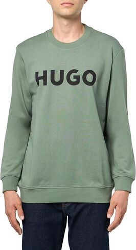 HUGO Men's Big Logo Pullover Sweatshirt in Saudi Arabia