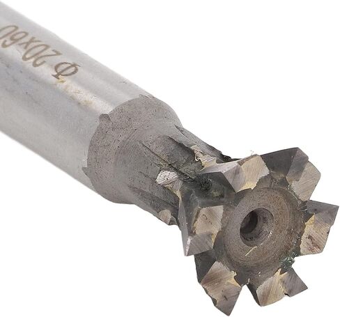20mm 6 Flutes Carbide Dovetail Cutter 60 Degree Slotting Milling Cutter Straight Shank in Saudi Arabia