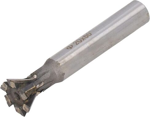 20mm 6 Flutes Carbide Dovetail Cutter 60 Degree Slotting Milling Cutter Straight Shank in Saudi Arabia