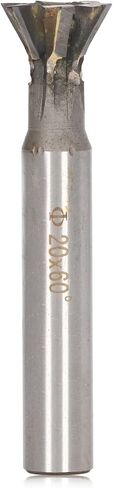 20mm 6 Flutes Carbide Dovetail Cutter 60 Degree Slotting Milling Cutter Straight Shank in Saudi Arabia