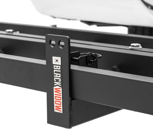 Black Widow Steel Compact Dirt Bike eBike Fat Tire Class III IV 2" Hitch Mounted Carrier with Loading Ramp, 300 lb. Capacity, Anti-Tilt Device MCC-300 in Saudi Arabia