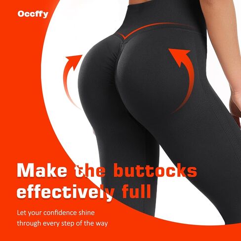 Butt Lifting Leggings for Women Seamless High Waisted Gym Leggings Workout Scrunch Booty Yoga Pants Womens in Kuwait