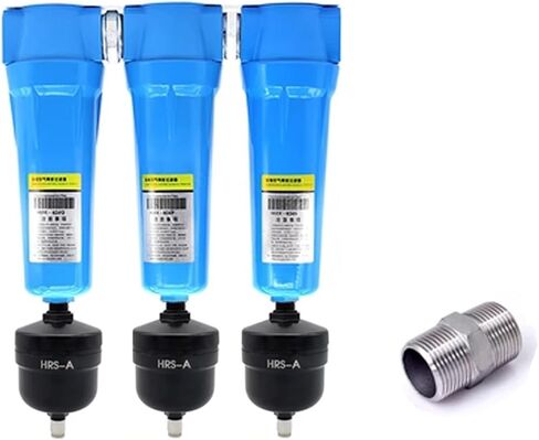 3pcs QPS 015/024/032/060 Precision Filter Dryer air Compressor Wire Oil-Water Separator AD402 Electronic Drain(035 Drain) in Saudi Arabia