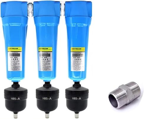 3pcs QPS 015/024/032/060 Precision Filter Dryer air Compressor Wire Oil-Water Separator AD402 Electronic Drain(035 Drain) in Saudi Arabia