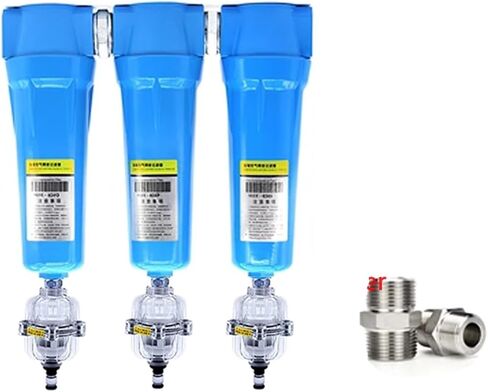 3pcs QPS 015/024/032/060 Precision Filter Dryer air Compressor Wire Oil-Water Separator AD402 Electronic Drain(035 Drain) in Saudi Arabia