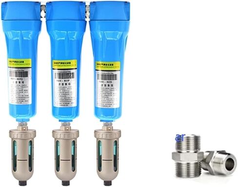 3pcs QPS 015/024/032/060 Precision Filter Dryer air Compressor Wire Oil-Water Separator AD402 Electronic Drain(035 Drain) in Saudi Arabia
