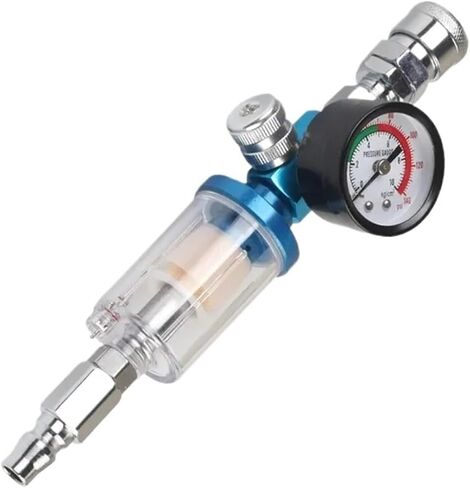 1/5 Piece Euro Compressor Spray Gun Tool Pressure Parts 1/4 inch Oil Water Separator air Filter Moisture Trap(5 Pcs,AF+PF+SM) in Saudi Arabia