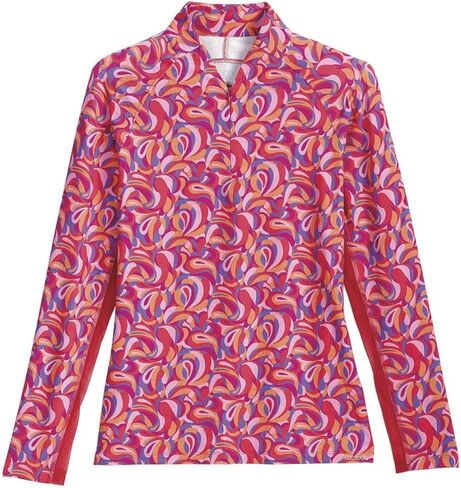 Dover Saddlery Coolblast 100 Ladies' Asti Long Sleeve Print Shirt, Medium, Vivid Print in Saudi Arabia