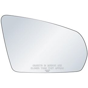 exactafit 8312R Passenger Side Mirror Glass Right Replacement Compatible With 2007-2010 Chrysler Sebring, 2008-2014 Dodge Avenger