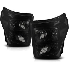 استبدال المصابيح الأمامية من الكروم PM PERFORMOTOR متوافق مع 11-16 Ford F-250 / F-350 / F-450 / F-550 Super Duty، PMHL-FSUP-1116-OH-CC in Kuwait